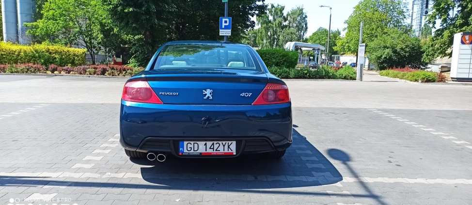 Peugeot 407 cena 26999 przebieg: 215000, rok produkcji 2006 z Gdańsk małe 106